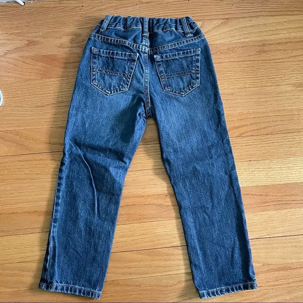 The Children’s Place Boy’s Stretch Straight Leg Denim Regular Jeans Size 5